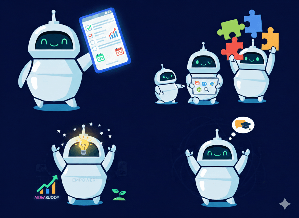 AIDeaBuddy Hero Illustration